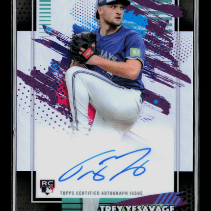 2026 Topps Finest Trey Yesavage #FA-TY Refractor Refractor Autograph RC Auto