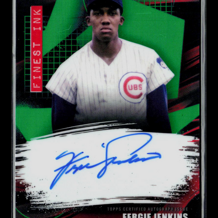 2026 Topps Finest Fergie Jenkins #FI-FJ 54/99 Auto Green