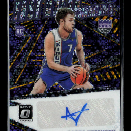 2023 Panini Donruss Optic Fast Break Sasha Vezenkov Gold Disco RC Auto /10