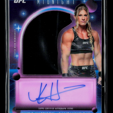 2025 Topps Midnight UFC Kayla Harrison #VRA-KH Autograph Relic Memorabilia Auto