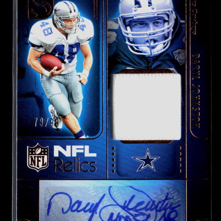 2026 Panini Silhouette Football Daryl Johnston #NRA-DJN 79/99 Jersey Auto