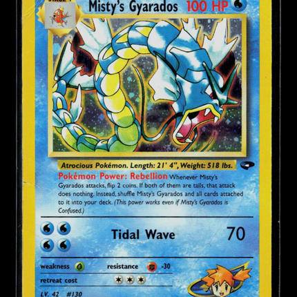 Pokemon 2000 Gym Challenge Misty's Gyarados #13/132