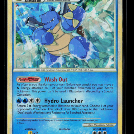 Pokemon 2014 HS Unleashed Blastoise #13/95