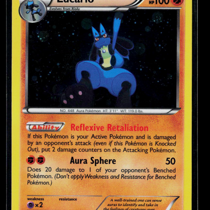 Pokemon 2013 Legendary Treasures Lucario #80/113