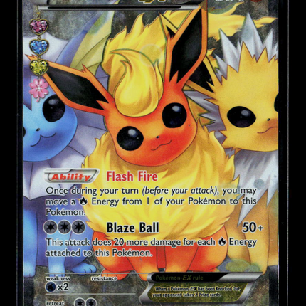 Pokemon 2016 Generations Flareon EX FA #RC28/RC32