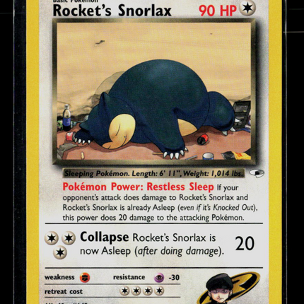 Pokemon 2000 Gym Challenge Rocket's Snorlax #33/132