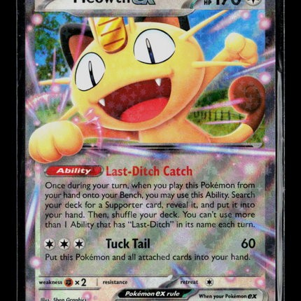 Pokemon 2026 Mega Evolution – Perfect Order Meowth EX RR #62/88