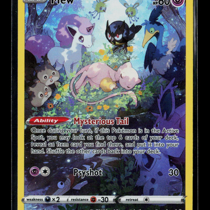 Pokemon 2023 Crown Zenith Mew FA #GG10/GG70