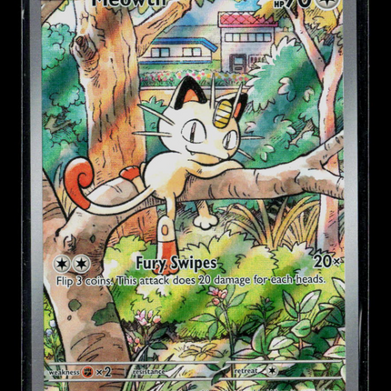 Pokemon 2025 Mega Evolution – Phantasmal Flames Meowth #106/94
