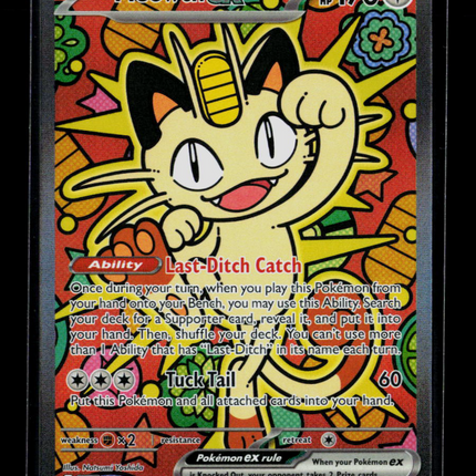 Pokemon 2026 Mega Evolution – Perfect Order Meowth EX SAR #121/88