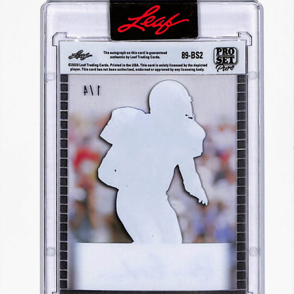 2023 Leaf Pro Set Pure Barry Sanders #89-BS2 Purple 1/4 Auto