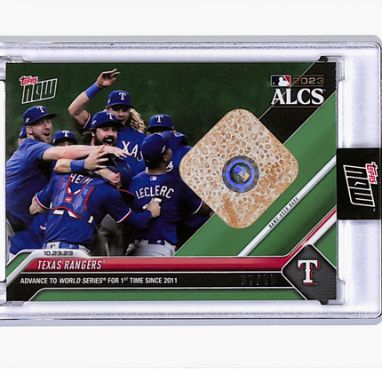 2023 Topps Now Baseball Texas Rangers #1039B ALCS Game-Used Base Relic /75