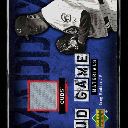 2006 Upper Deck UD Game Materials Greg Maddux #VMGY Memorabilia Jersey