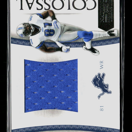 2011 Panini National Treasures Colossal Calvin Johnson Jr. #12 31/50 Jersey