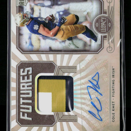 2020 Panini Legacy Cole Kmet #FP-CK Autograph Patch 336/899 RC Auto