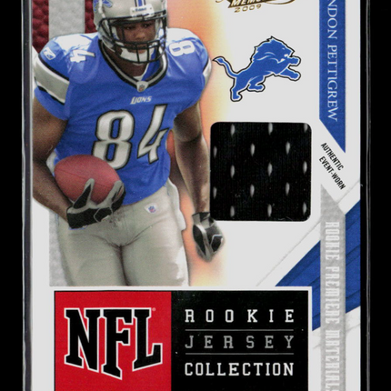 2009 Playoff Absolute Memorabilia Brandon Pettigrew #6 Jersey
