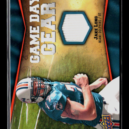 2009 Upper Deck Game Day Gear Jake Long #NFL-JL Jersey