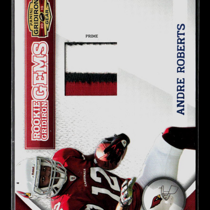 2010 Panini Gridiron Gear Andre Roberts #277 Prime 28/50 Prime Patch