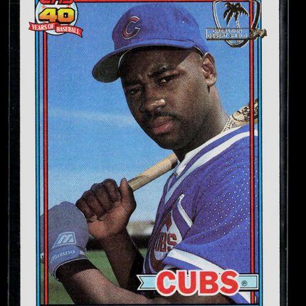 1991 Topps Jerome Walton #135 Desert Shield
