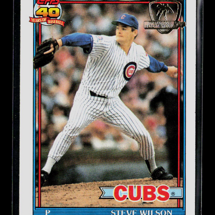 1991 Topps Steve Wilson #69 Desert Shield