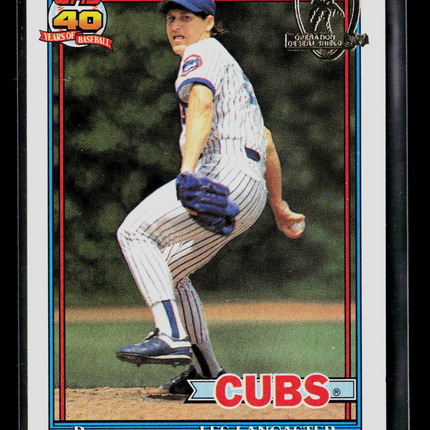 1991 Topps Desert Shield Les Lancaster #86