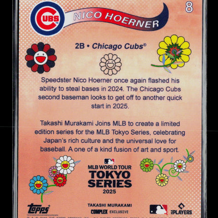 2025 Topps MLB Tokyo Series Takashi Murakami Nico Hoerner #8 092/150