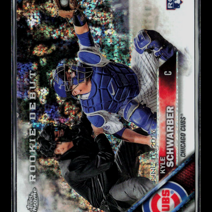 2016 Topps Chrome Update Kyle Schwarber #HMT49 RC Sparkle