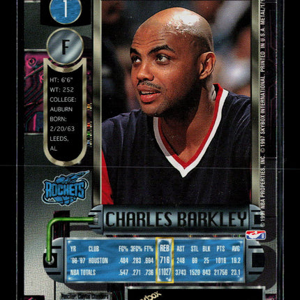 1997 SkyBox Metal Universe Charles Barkley #1