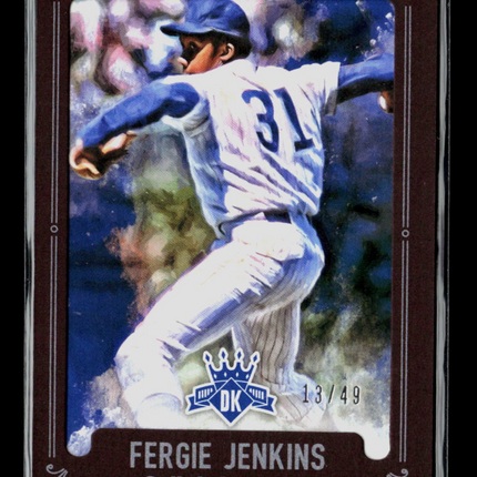 2017 Panini Diamond Kings Fergie Jenkins #96 13/49