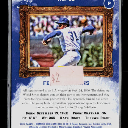 2017 Panini Diamond Kings Fergie Jenkins #96 13/49