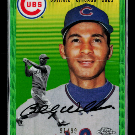 2023 Topps Chrome Platinum Anniversary Billy Williams #406 Green Refractor 91/99