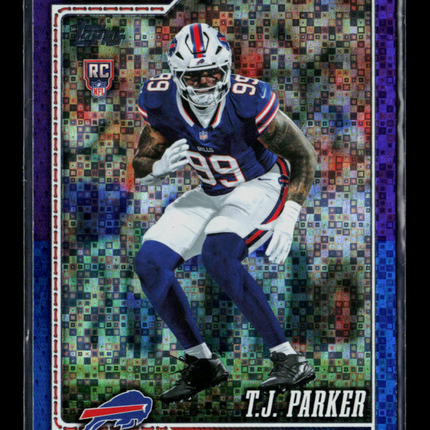 2026 Topps Football T.J. Parker #376 111/250 RC