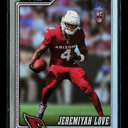 2026 Topps Jeremiyah Love #309 RC Rainbow Foil