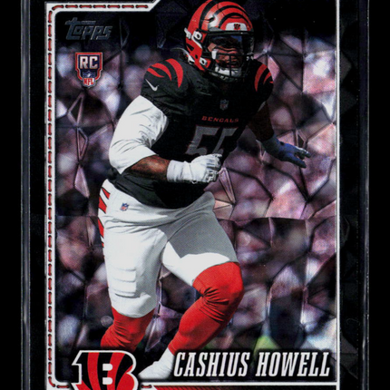 2026 Topps Cashius Howell #357 RC 04/10 Black Crackle