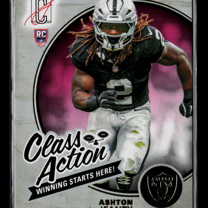 2025 Topps Signature Class Class Action Ashton Jeanty #CA-17 036/250 RC