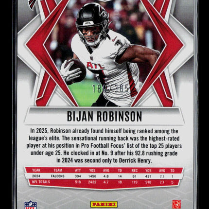 2025 Panini Phoenix Bijan Robinson #112 /385