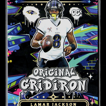 2025 Panini Origins Original Gridiron Lamar Jackson #1