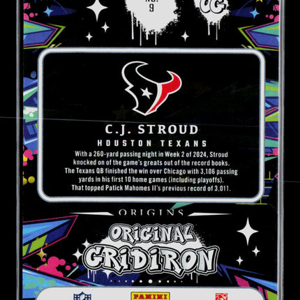 2025 Panini Origins Original Gridiron C.J. Stroud #9