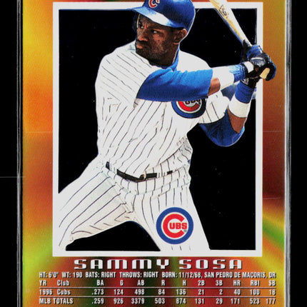 1997 E-X2000 Sammy Sosa #63