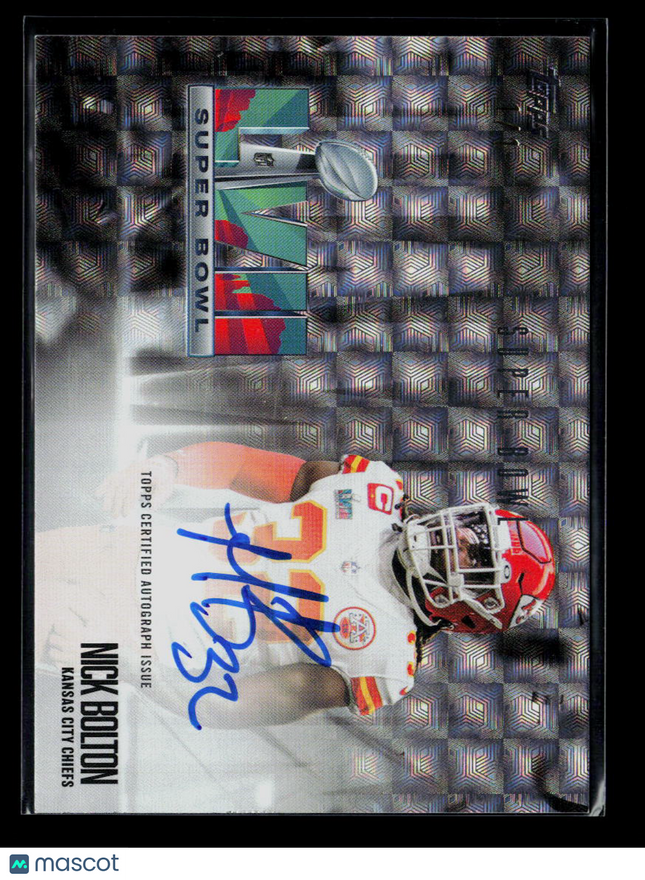 2026 Topps Flagship Football Nick Bolton #SBCS-NB Auto 1/1