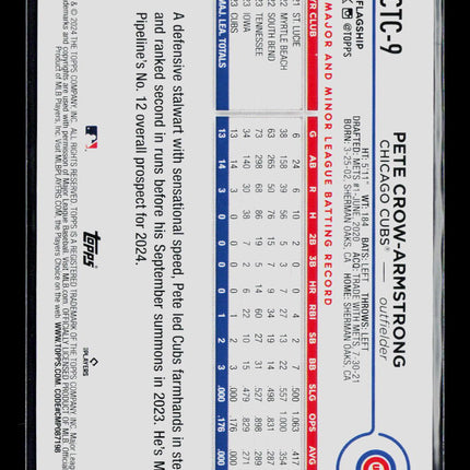 2024 Topps Pete Crow-Armstrong #CTC-9 RC