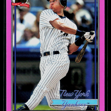 2020 Topps 75 Years of Baseball Derek Jeter #T91-30 Pink Border