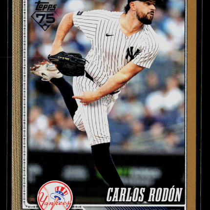 2026 Topps Series One Carlos Rodon #82 Gold /2026