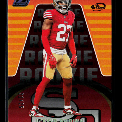 2023 Panini Zenith Ji'Ayir Brown #154 4th Down RC 21/25
