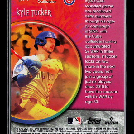 2025 Topps Chrome Fortune 15 Kyle Tucker #F15-5