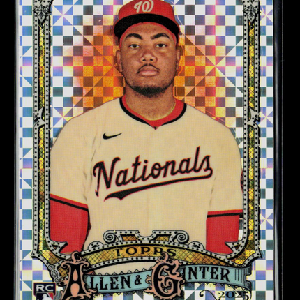 2025 Topps Allen & Ginter James Wood #101 RC Xfractor