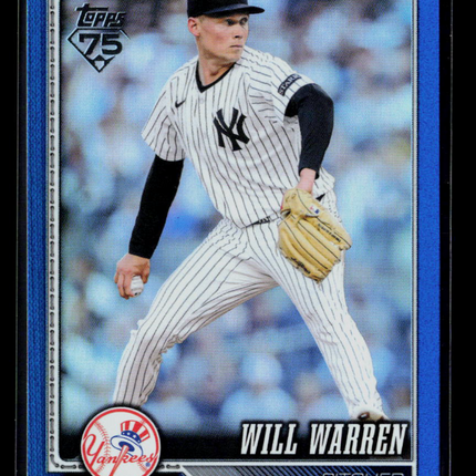 2026 Topps Series One Will Warren #176 Blue /150