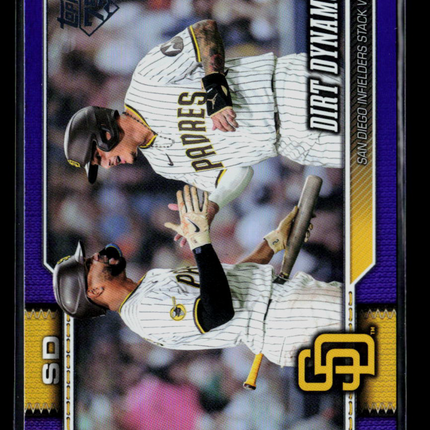 2026 Topps Xander Bogaerts Manny Machado #605 Purple 102/250