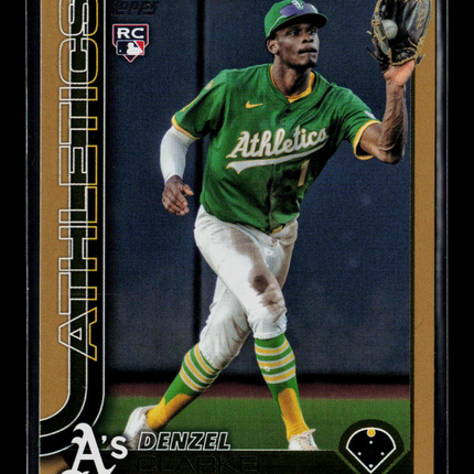 2025 Topps Update Series Denzel Clarke #US14 Gold RC /2025