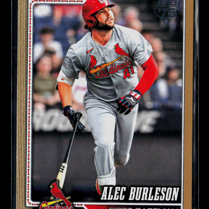 2026 Topps Series Two Alec Burleson #573 Gold /2026